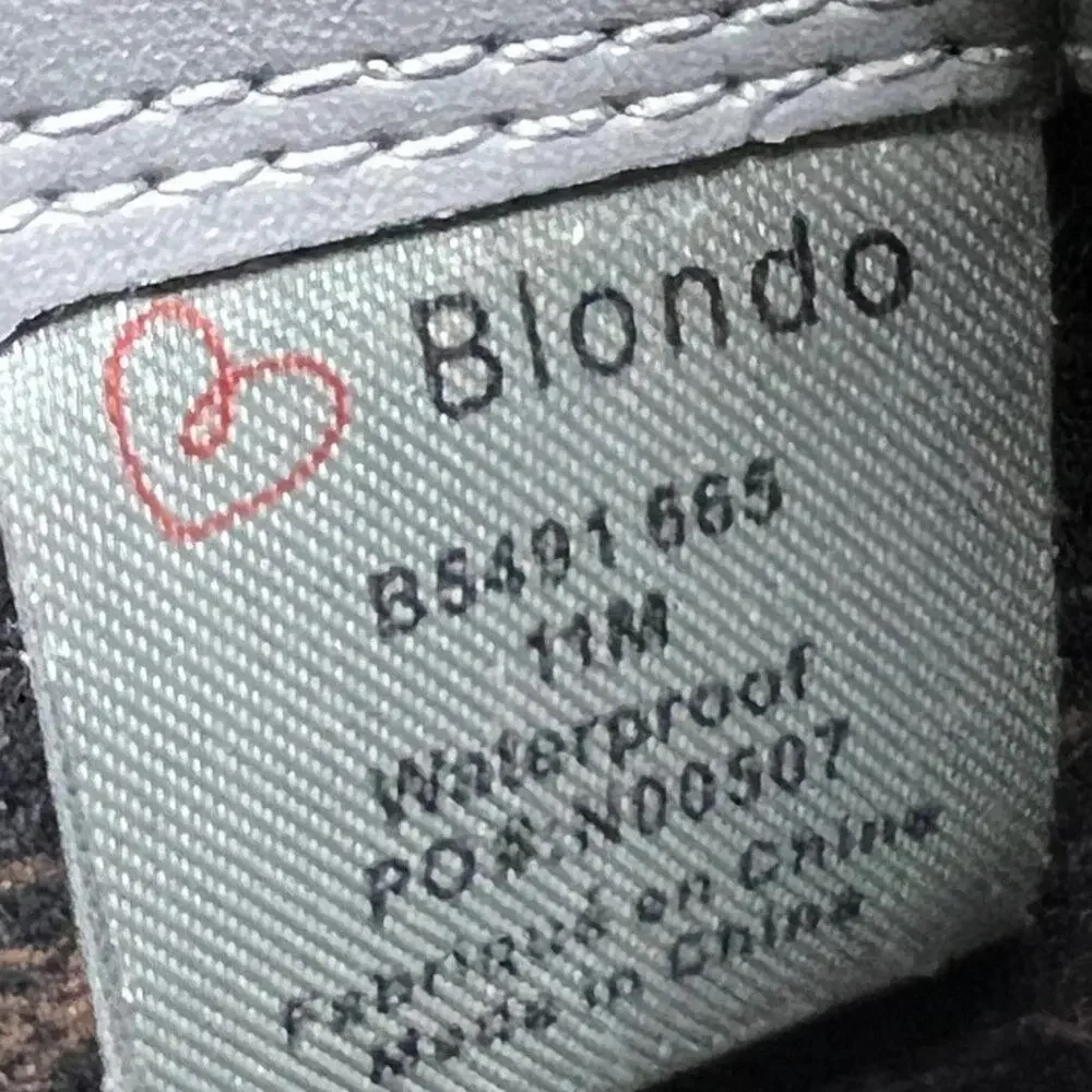 BLONDO Women's Villa Waterproof Ankle Bootie Size 11